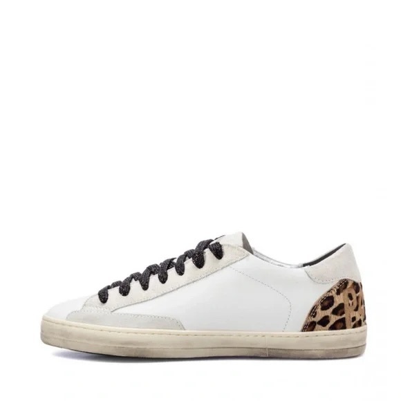P448 Shoes - P448 John Leopard Calf Hair Print Sneakers Size EU 42